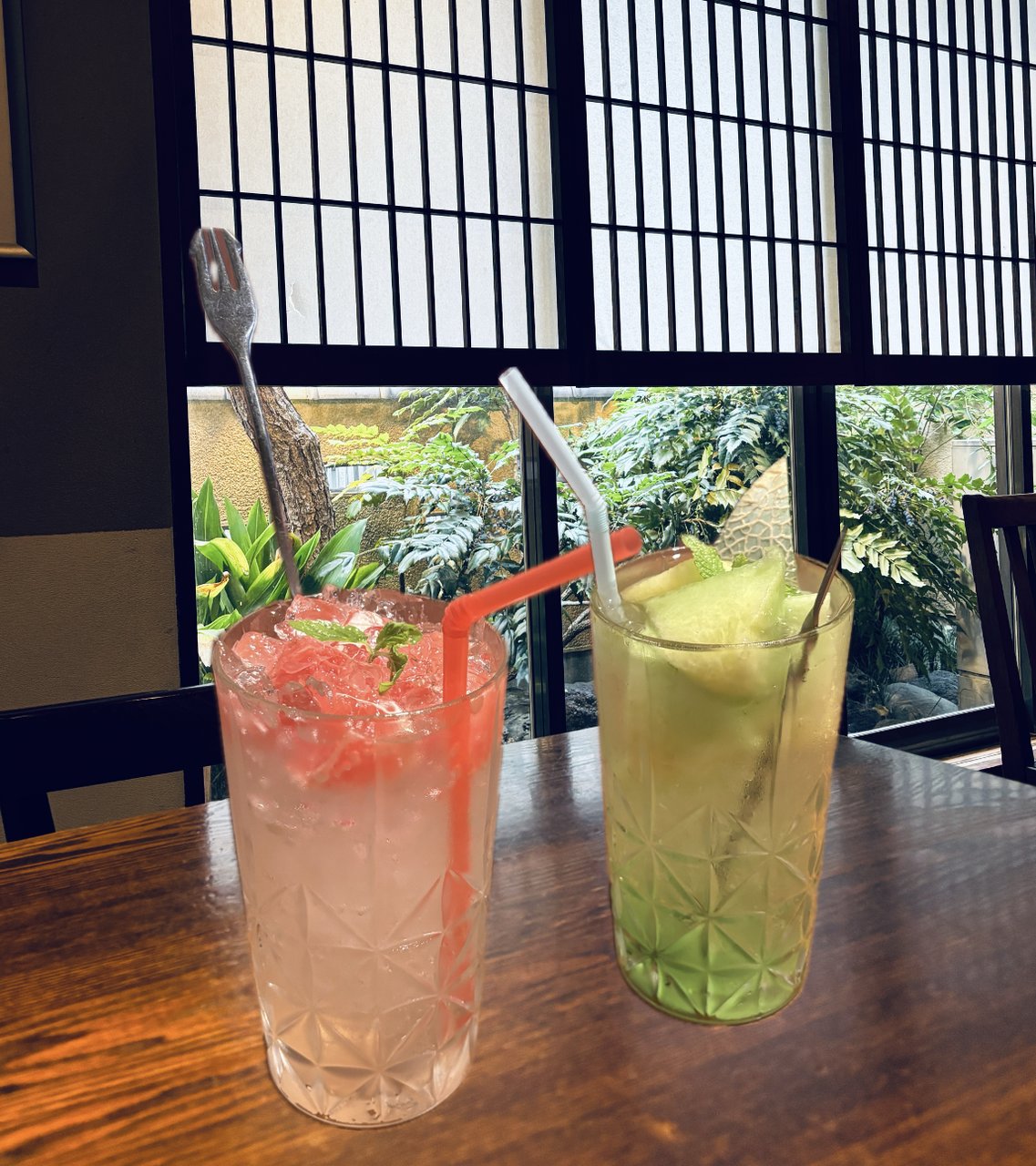 メロンとピンクグレープフルーツ